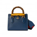 Gucci Diana Mini Tote Bag in Royal Blue Leather