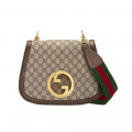 Gucci Blondie Medium Shoulder Bag With Round Interlocking G