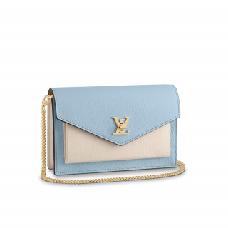 Louis Vuitton Mylockme Chain Pochette Blue