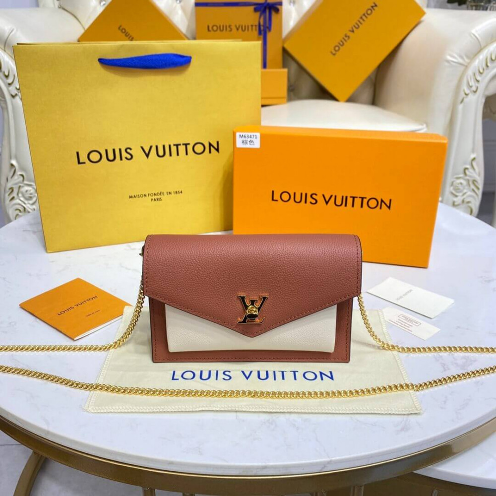 Shop Louis Vuitton 2023-24FW Louis Vuitton ☆M63471 ☆Mylockme Chain Pochette  by aamitene
