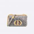 Dior Small Caro Bag Multicolor Embroidery With Crystals