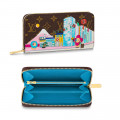 Louis Vuitton Christmas Animation 2022 Zippy Wallet Blue