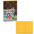 Louis Vuitton Christmas Animation 2022 Passport Cover Yellow