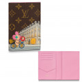Louis Vuitton Christmas Animation 2022 Passport Cover Pink
