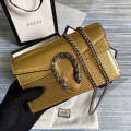 Gucci Dionysus Super Mini Bag in Gold