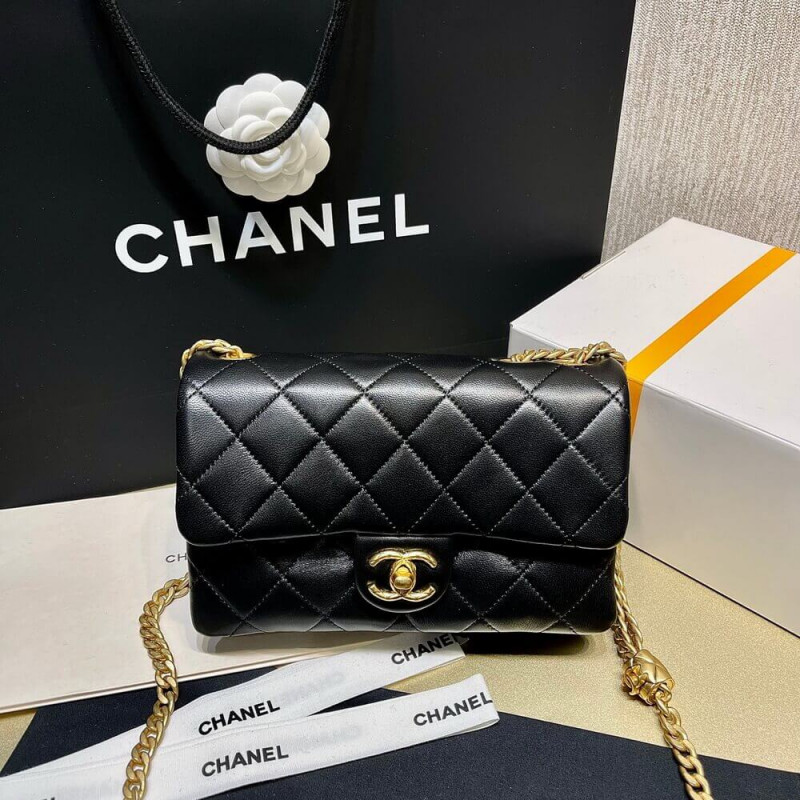 Chanel Lambskin Small Flap Bag 22 cm