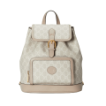 Gucci Backpack with Interlocking G Oatmeal Leather