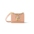 Louis Vuitton Epi Leather Twist PM with Monogram Flowers Chain