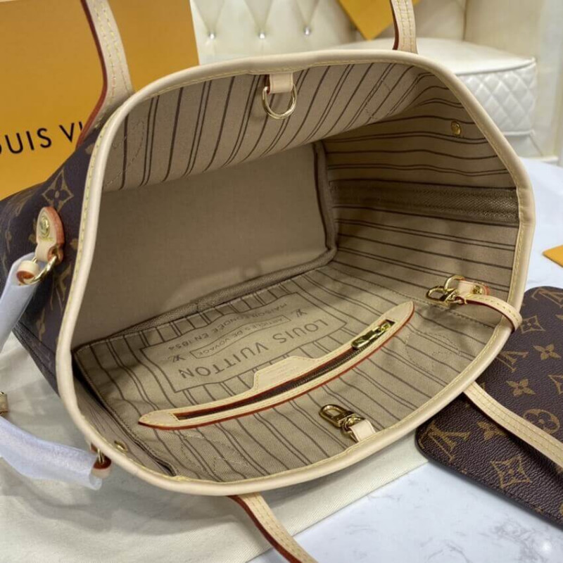 Louis Vuitton Neverfull PM Beige ref.103629 - Joli Closet