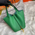 Hermes Picotin Lock Bag in Taurillon Clemence Bambou