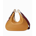 Gucci Brown Leather Attache Small Shoulder Bag