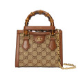 Gucci Diana Crystals Mini Tote Bag