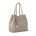 Louis Vuitton Mahina Leather Blossom MM Bag Gray