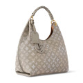 Louis Vuitton Mahina Leather Carmel Bag Grey