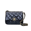 Chanel Lambskin Flap Bag Black