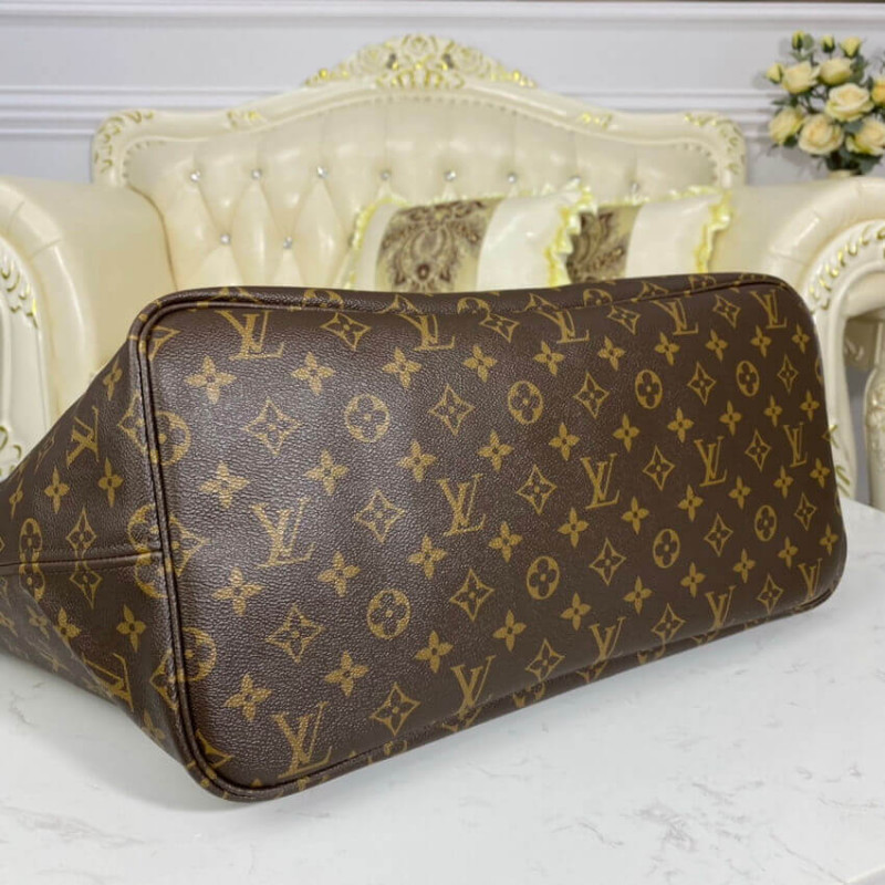  Louis Vuitton Neverfull - Bolsa de lona beige con monograma MM  - Artículo: M40995. : Ropa, Zapatos y Joyería