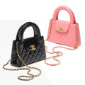 Chanel Kelly Mini Shopping Bag in Shiny Aged Calfskin
