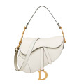 Dior Saddle Bag with Strap Grained Calfskin