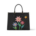 LV x YK OnTheGo MM with Flower Marquetry