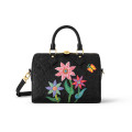 LV x YK Speedy Bandouliere 25 with Flower Marquetry