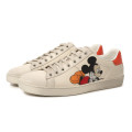 Gucci x Disney Ivory Leather Mickey Mouse Ace Sneaker