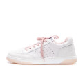 Chanel Logo Low Top Sneakers White Pink
