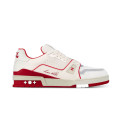 Louis Vuttion LV Trainer Sneaker Red 1ABFBA