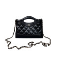 Chanel 31 Mini Shopping Bag Chain Clutch Shiny Lambskin