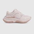 Gucci Ripple Trainer in Pale Pink Leather
