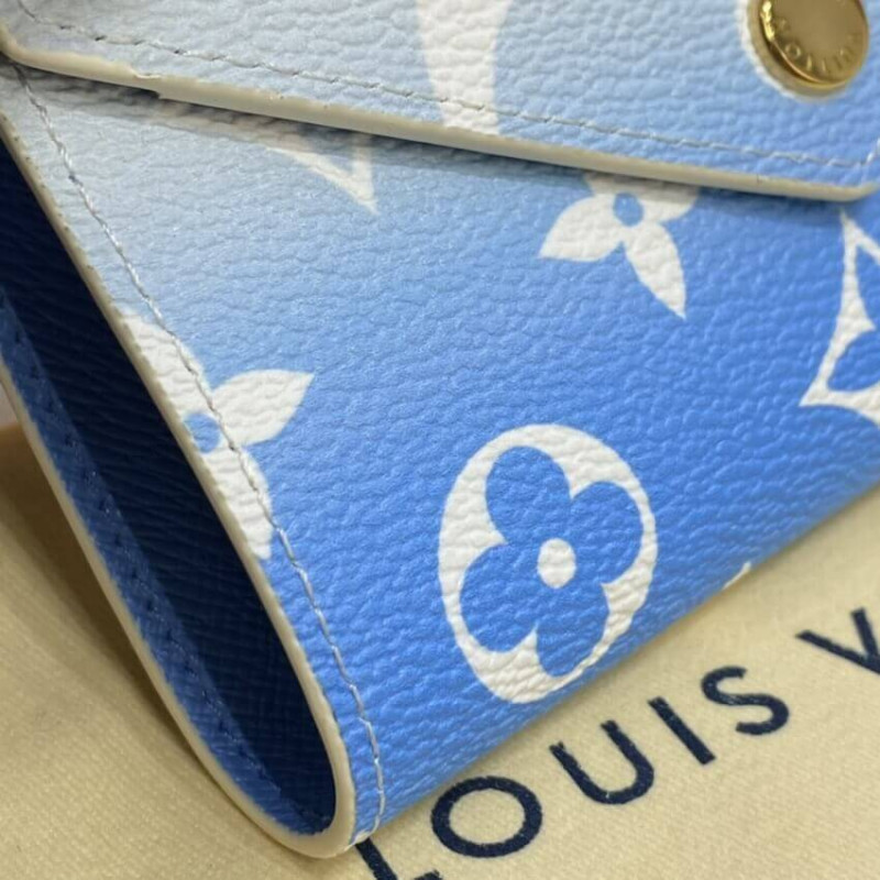 Louis Vuitton M82314 Victorine Wallet , Blue, One Size
