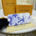 Louis Vuitton Blue Zippy Wallet Vertical