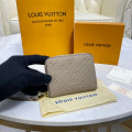 Louis Vuitton Monogram Empreinte Zippy Coin Purse Tourterelle