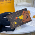 Louis Vuitton Happy Bear Coin & Card Holder Brown