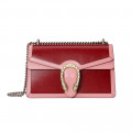Gucci Dionysus Small Shoulder Bag Red and Pink Leather