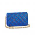 Louis Vuitton Pochette Coussin Blue / Red