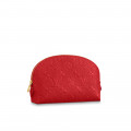 Louis Vuitton Monogram Empreinte Cosmetic Pouch PM Red
