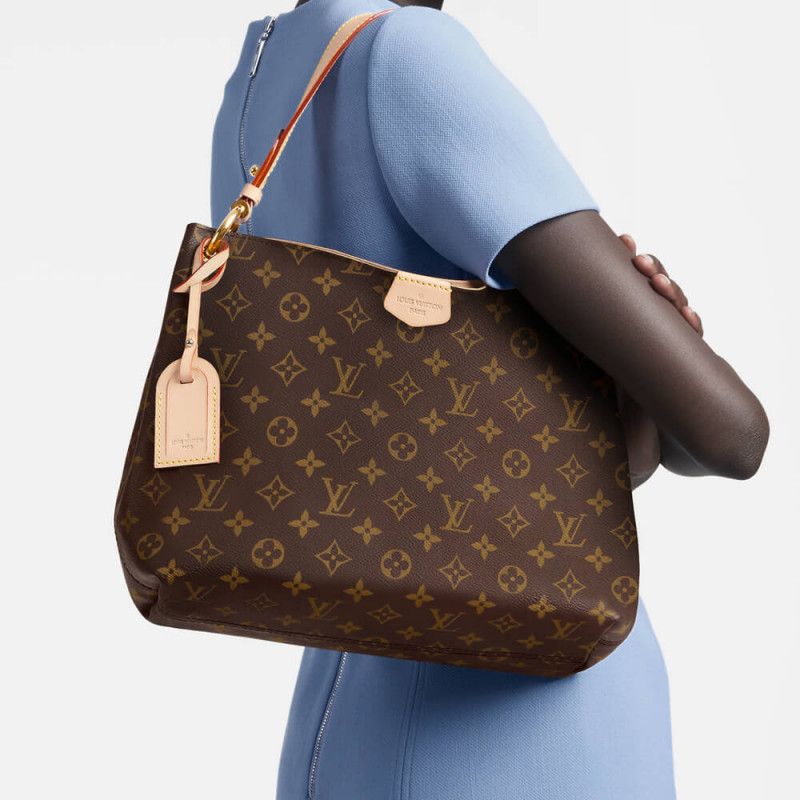 Louis Vuitton Monogram Canvas Graceful MM Beige Article:M43704 Made in  France – The Fashion Mart in 2023