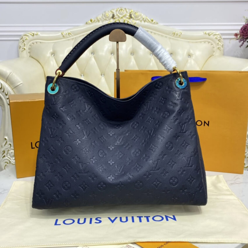 Louis Vuitton Artsy MM Blue Monogram Empreinte Leather ref.700518