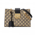 Gucci Padlock Medium GG Bees Shoulder Bag