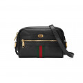 Gucci Ophidia Leather Mini Bag Black