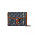 Gucci Denim Dionysus Mini Chain Bag