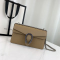 Gucci Dionysus Small Shoulder Bag in Apricot Leather